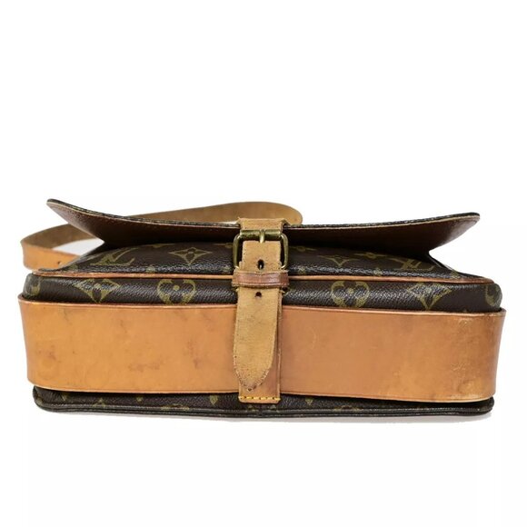 LOUIS VUITTON Cartouchiere GM Shoulder Bag Monogram Leather Brown - Picture 7 of 16